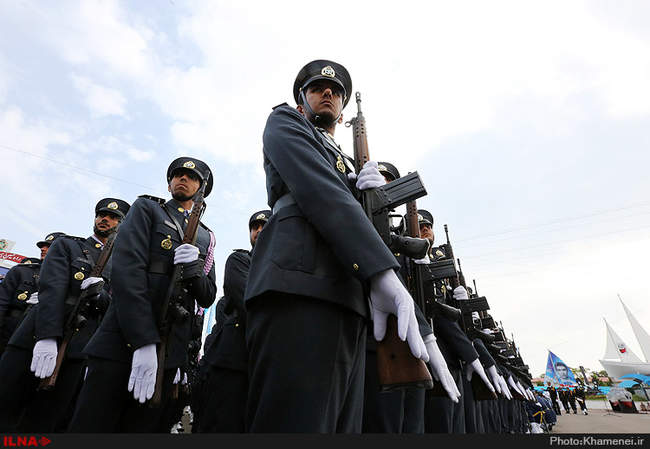 مراسم دانش آموختگی دانشجویان دانشگاههای افسری ارتش-نوشهر 