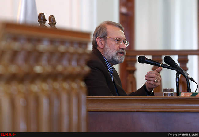 نشست خبری علی لاریجانی  رئیس مجلس شورای اسلامی 