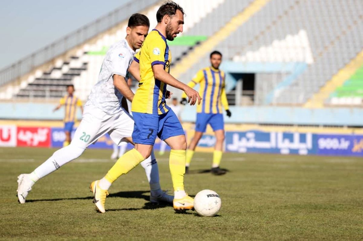 تساوی شهرخودرو و آلومینیوم اراک در نیمه نخست
