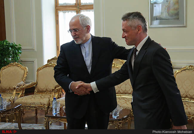 دیدارهای خداحافظی محمد جواد ظریف با سفرای لهستان و کوبا