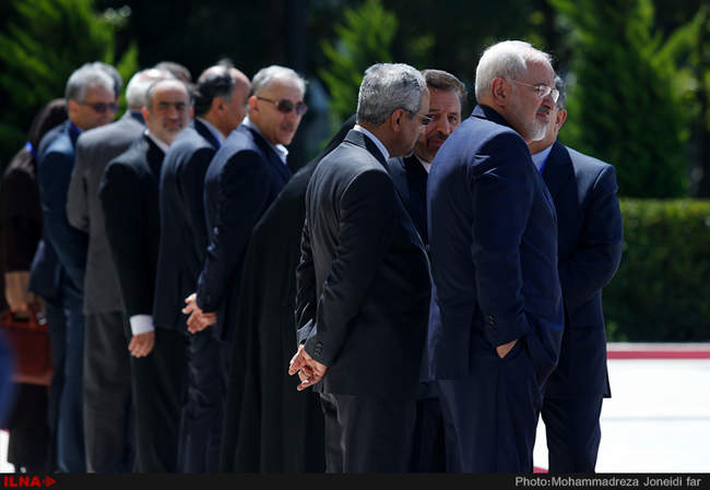 استقبال رسمی رئیس‌ جمهوری آذربایجان از  روحانی /3