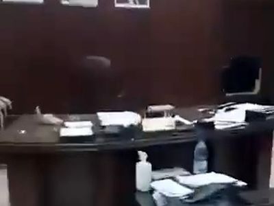 ساختمان ستاد کل نیروهای مسلح سوریه + فیلم