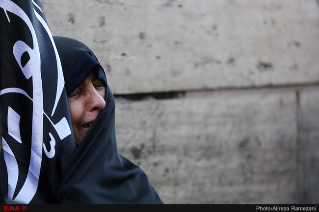 تجمع عزاداران فاطمی در میدان های هفت تیر و فاطمی تهران