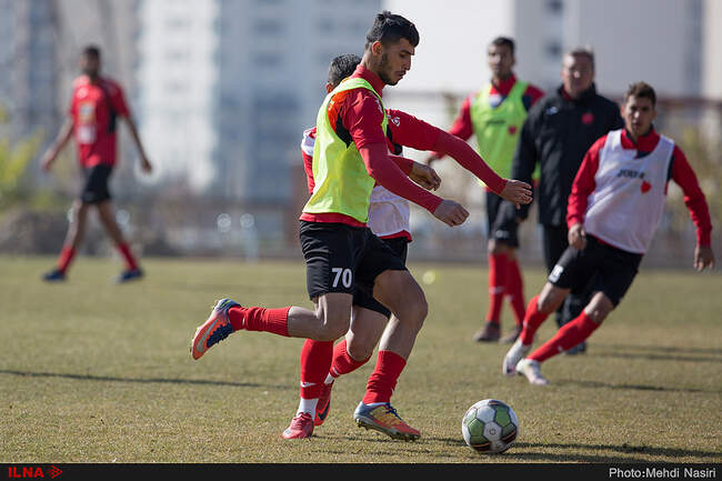 تمرین امروز تیم پرسپولیس