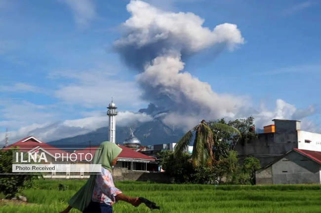 آتشفشان ماراپی اندونزی