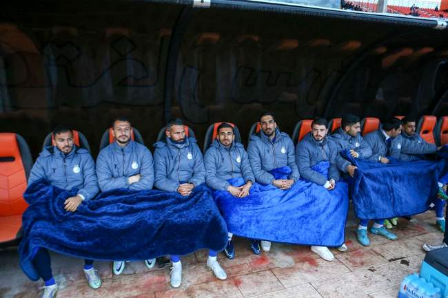 گزارش تصویری نیمه اول بازی مس کرمان - استقلال