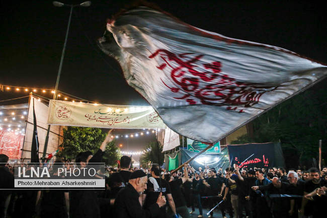 آئین مشعل گردانی در دولت آباد شهر ری