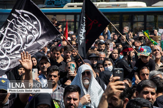 پیاده روی جاماندگان اربعین در تهران