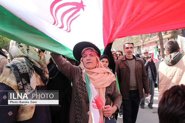 مراسم راهپیمایی ۲۲بهمن - شیراز