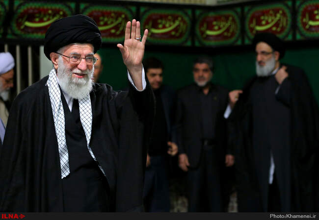 مراسم عزاداری و سوگواری شهادت حضرت فاطمه‌ی زهرا(س) با حضور رهبر انقلاب اسلامی