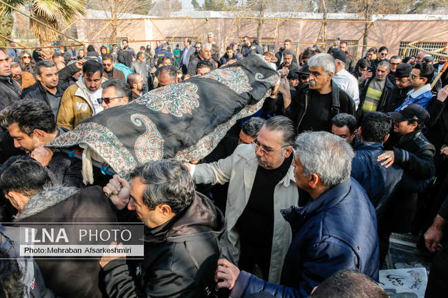 مراسم تشییع پیکر «سعید پیردوست»