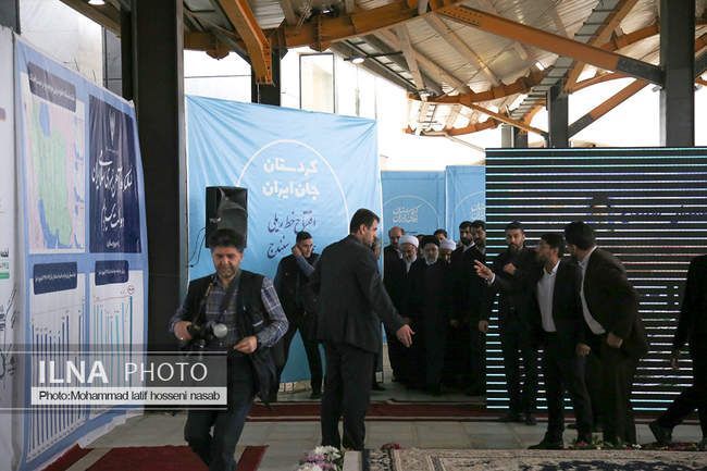 افتتاح راه‌آهن سنندج .تهران .همدان با حضور رییس‌جمهور 