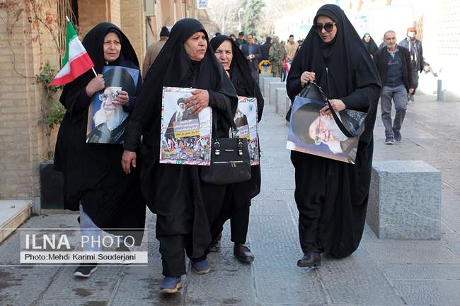 راهپیمایی 22 بهمن در اصفهان