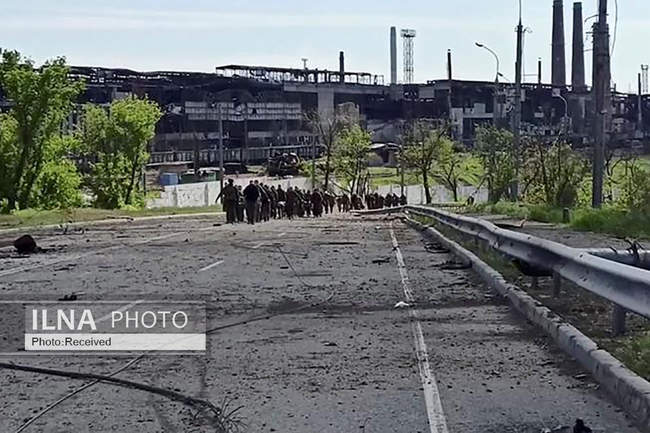 تسلیم کارخانه آزوفستال در ماریوژول اوکراین