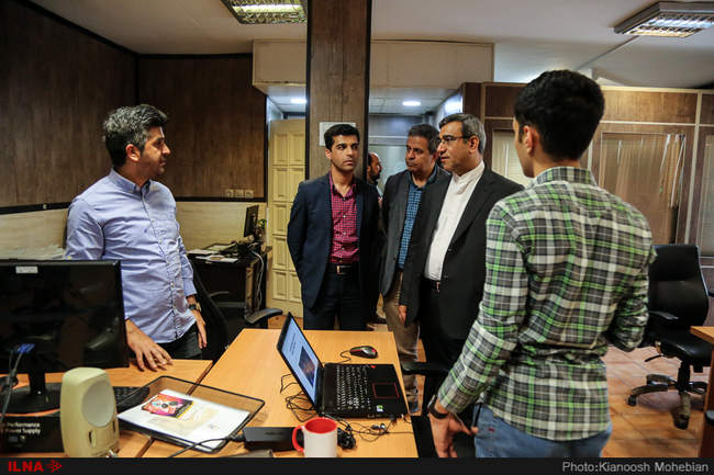 حضور غلامحسین مظفری مدیرعامل منطقه آزاد کیش در ایلنا