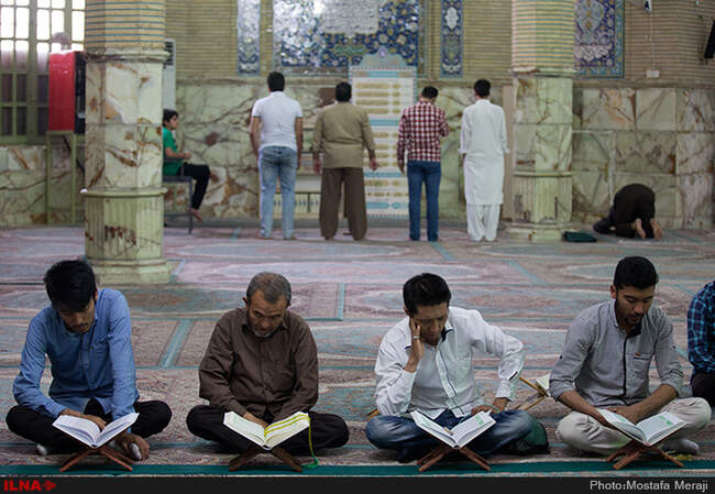 آئین جزء خوانی در مسجد مقدس جمکران، ماه رمضان