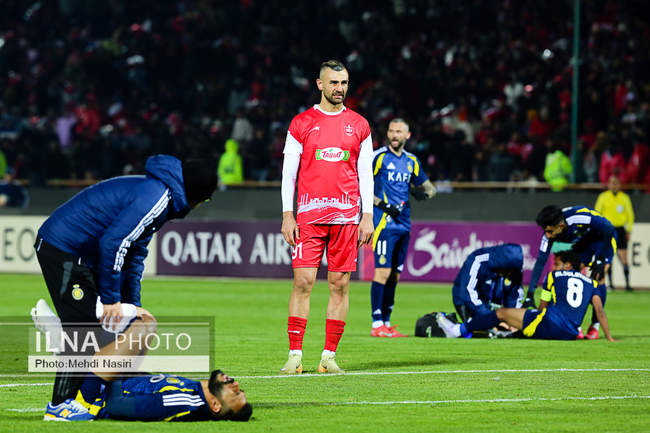 دیدار تیم‌های فوتبال پرسپولیس ایران و النصر عربستان