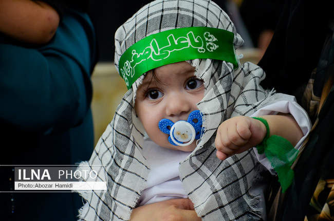  همایش شیرخوارگان حسینی در رشت