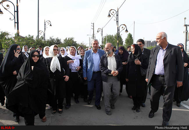 نکو داشت روز جهانی سالمند با حضور وزیرکار در بوستان جوانمردان