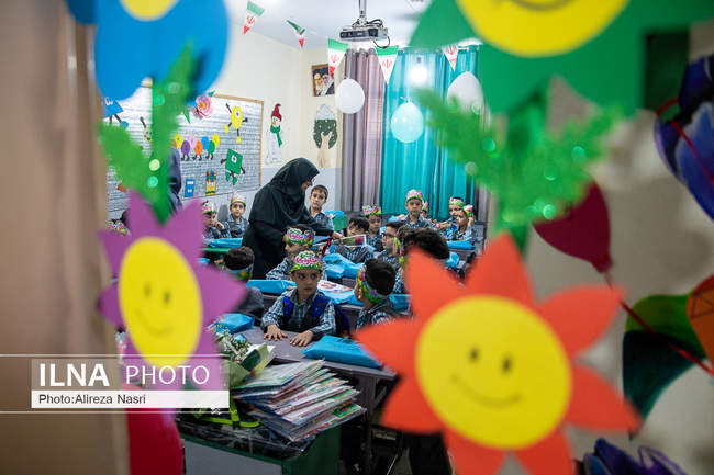 زنگ آغاز سال تحصیلی در قزوین از دریچه دوربین ایلنا