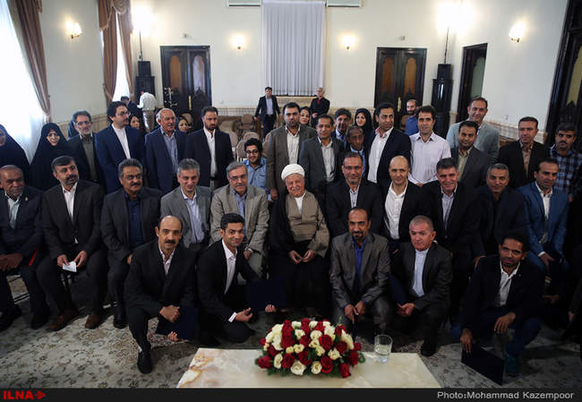 مراسم تجلیل از قهرمانان مسابقات خاورمیانه ـ ترکیه 2014  با حضور آیت الل