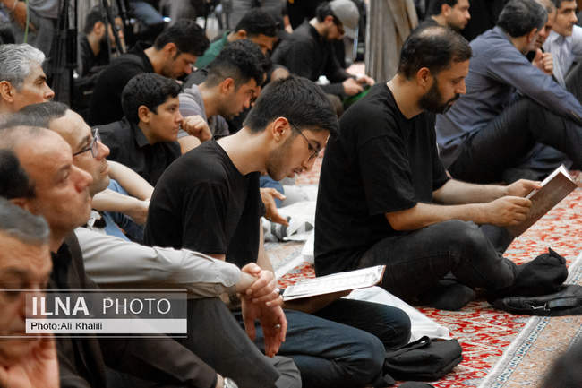 مراسم سالگرد شهادت اسماعیل هنیه و چهلم سردار ایزدی