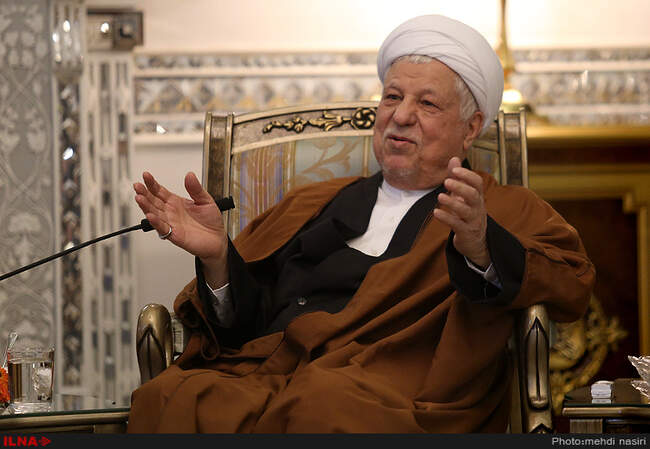 دیدار آیت الله هاشمی رفسنجانی با هارس دی پارتلئو رئیس مجلس لوکزامبورگ