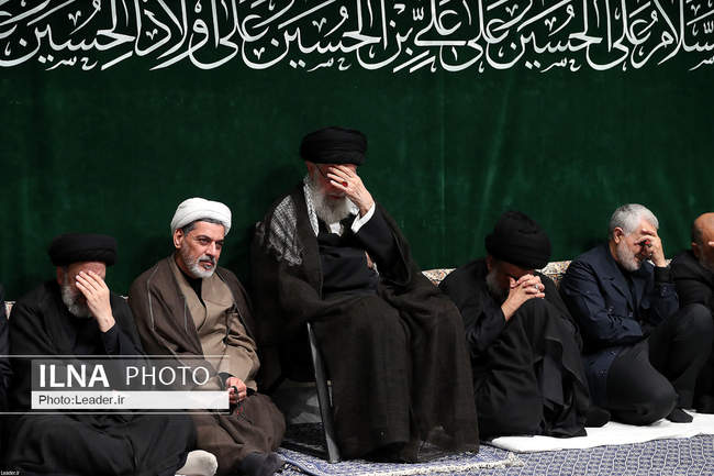 مراسم عزاداری حضرت اباعبدالله الحسین(ع) در شام غریبان با حضور مقام مع