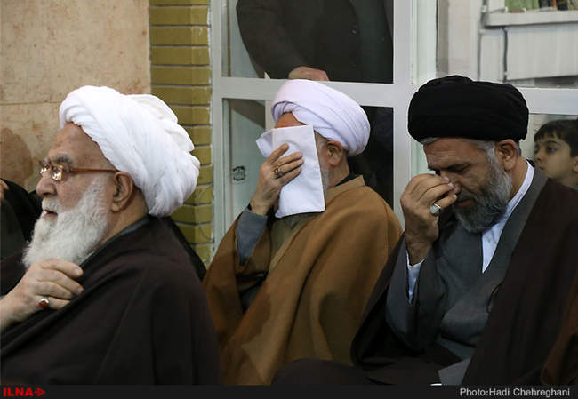 مراسم ختم مرحوم آیت الله العظمی موسوی اردبیلی در بیت آیت الله العظمی 