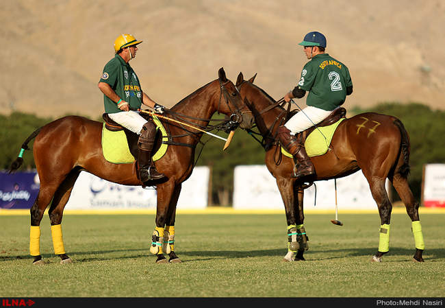 مسابقه چوگان تیم های آفریقای جنوبی و پاکستان