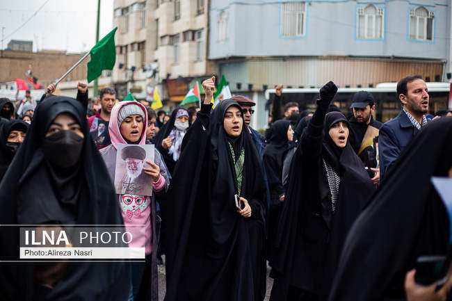 راهپیمایی روز قدس در قزوین