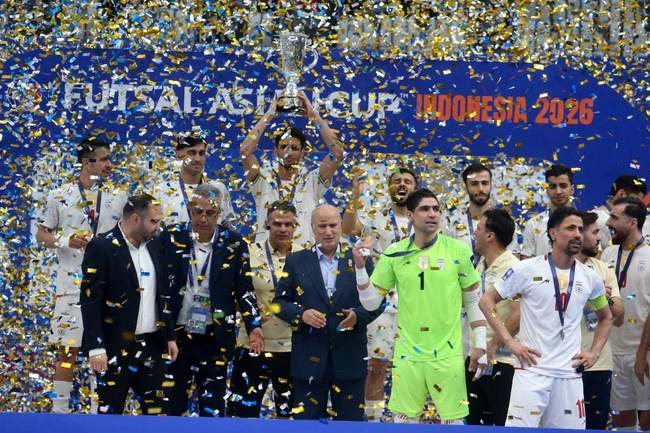 گزارش تصویری جشن قهرمانی تیم ملی فوتسال