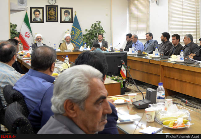 نشست خبری آیت الله مقتدایی رئیس هیئت امنای  انجمن حامیان توسعه حوزه ه