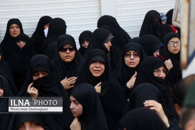 مراسم تشییع هفت شهید گمنام دفاع مقدس در قم