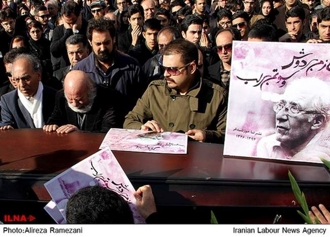 تشییع پیکر علیرضا خورشیدفر