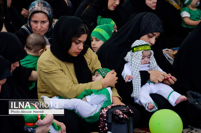  همایش شیرخوارگان حسینی در رشت