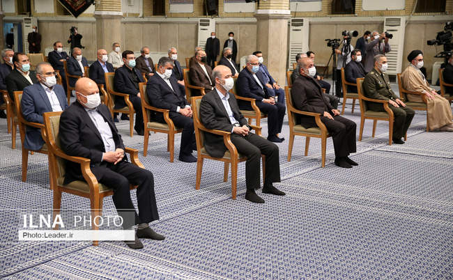 دیدار رئیس‌جمهور و اعضاء هیئت دولت با رهبر انقلاب