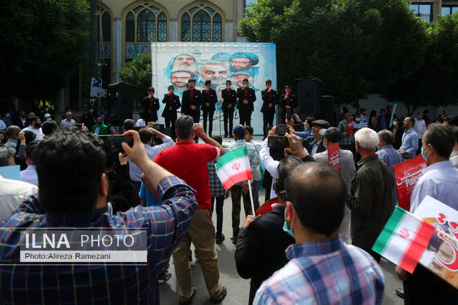 مراسم بزرگداشت روز جهانی قدس در آستان قدس رضوی