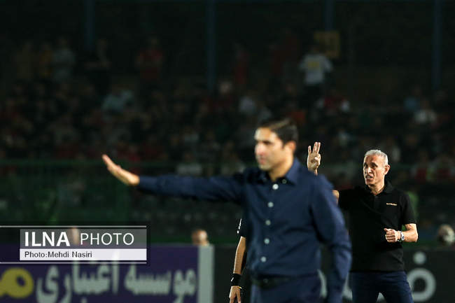 دیدار تیمهای فوتبال پرسپولیس تهران و فولاد خوزستان