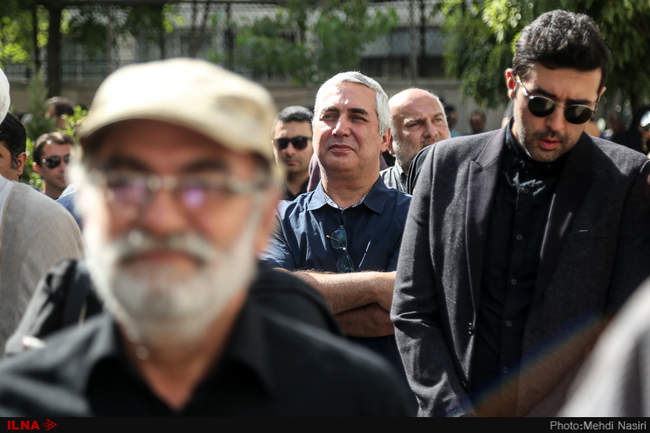 مراسم تشییع پیکر سید ضیاءالدین دری