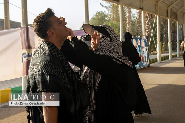 عبور زائران اربعین حسینی از مرز خسروی