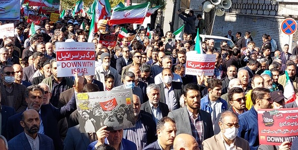 راهپیمایی ۱۳ آبان در استان