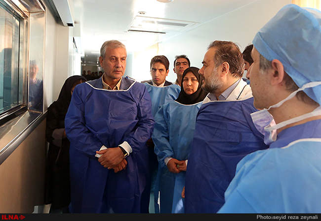 عیادت وزیر تعاون، کار و رفاه اجتماعی از مصدومین حادثه ذوب آهن اصفهان 
