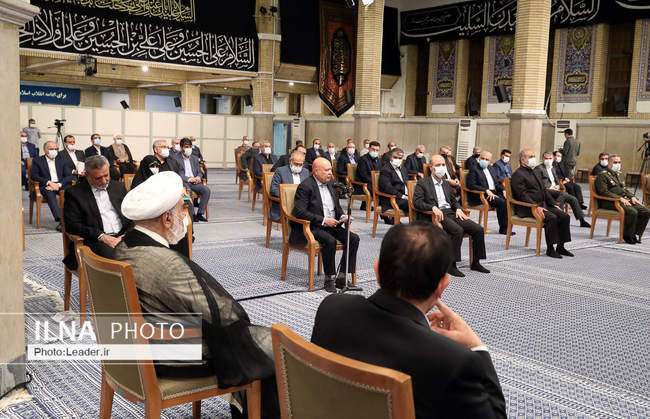 دیدار رئیس‌جمهور و اعضاء هیئت دولت با رهبر انقلاب