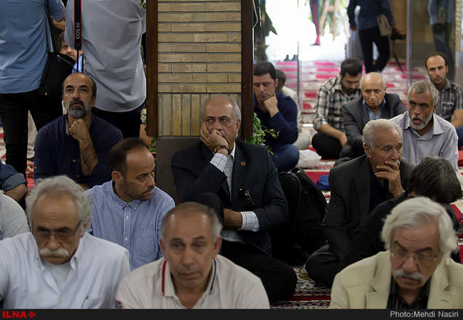 مراسم بزرگداشت داود رشیدی در مسجد بلال