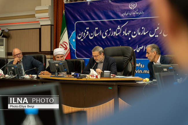 نشست خبری رئیس جهاد کشاورزی قزوین به مناسبت هفته دولت