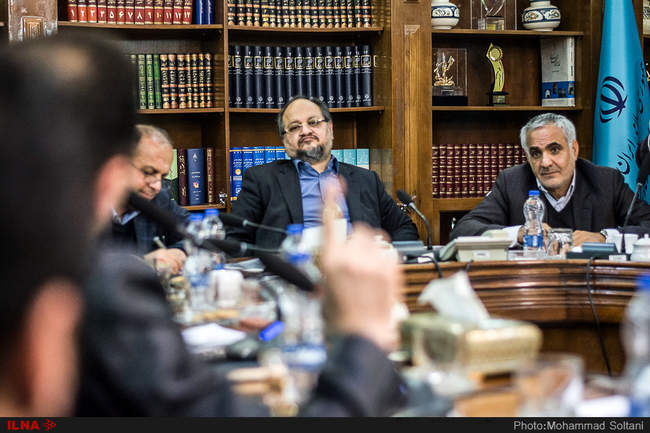 دیدار نمایندگان تشکلات کارگری استان مازندران بامحمد شریعتمداری- وزی