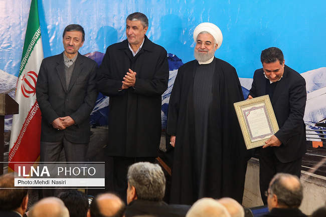 افتتاح منطقه یک آزادراه تهران- شمال با حضور رئیس جمهور