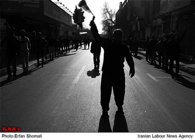 عزاداران امام حسین(ع) در شهر / قزوین