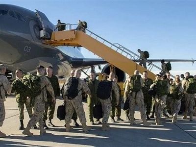 ائتلاف بین المللی آموزش نیروهای عراقی را موقتا متوقف کرد